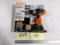 JAKKS Pacific Black+Decker Matrix Junior Power Drill Jigsaw Kids Toy 3+ Orange