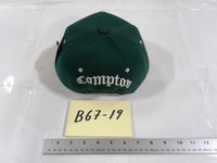 Compton Hat Cap Baseball Snapback Mens One Size Green City Streetwear Adjustable