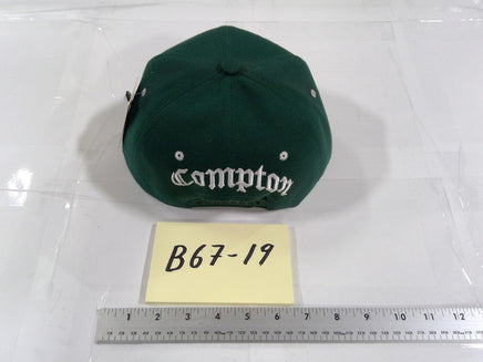 Compton Hat Cap Baseball Snapback Mens One Size Green City Streetwear Adjustable