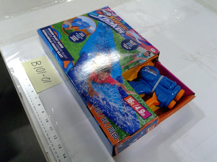NERF Super Soaker Blast Slider Pool Water Slide Toy Kids 5-12 16ft Blue New