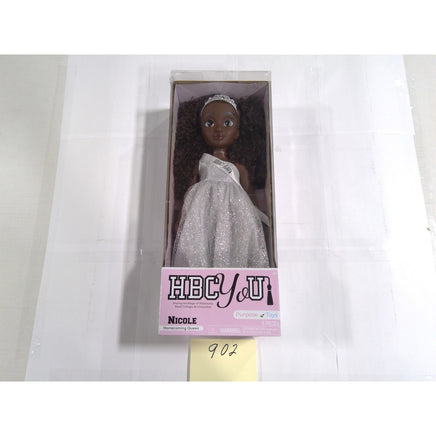 HBCUyoU Nicole Homecoming Queen Doll 18 Inch Silver Gown New Purpose Toys