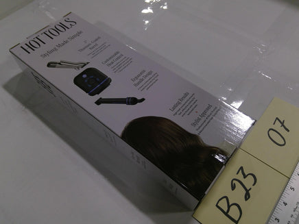 Hot Tools Titanium Curling Iron 1" Barrel Black Adjustable Heat Hair New