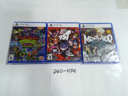 TMNT Mutants Unleashed Persona 5 Tactica Metaphor ReFantazio PS5 Lot New Sealed