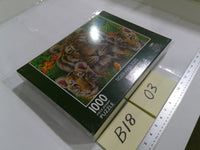 Tiger And Tots 1000 Piece Jigsaw Puzzle New Sealed Big Cat Art Page Multicolor