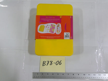 Our Generation Start A Journey Yellow Doll Travel Storage Case 18 Inch New