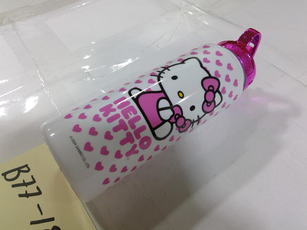 Sanrio Hello Kitty Kids Water Bottle Pink Plastic Drink Cup With Lid Reusable