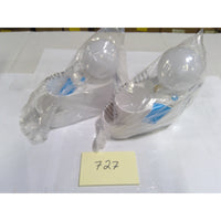 Room Essentials Organizer Lamp Set of 2 White New Dimmable Touch Switch AL54141