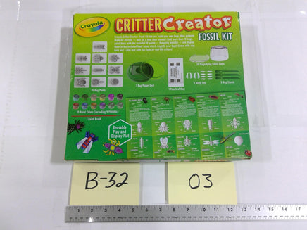 Crayola Critter Creator Fossil Kit Bug Fossils STEAM Activity Toy 7+ New Sealed