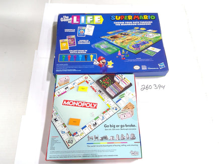 Hasbro Family Board Game Lot Monopoly Game Of Life Super Mario New Sealed