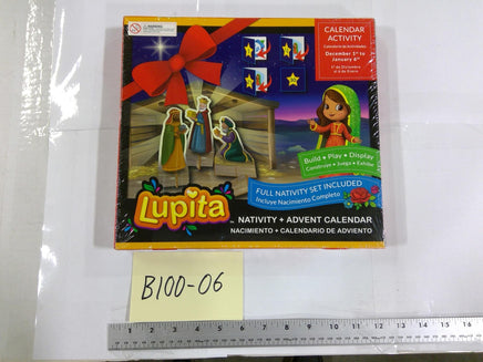 Lupita Nativity Advent Calendar Kids Multicolor Door Christmas Medium New