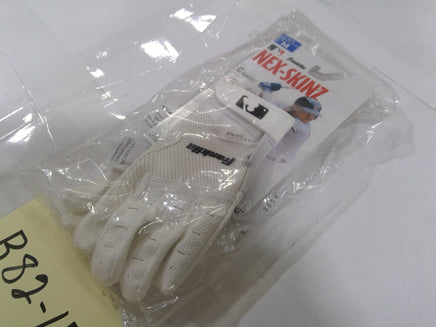 Franklin MLB Nex-Skinz Batting Gloves Youth Medium White Boys Baseball Pair