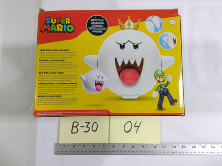 Super Mario King Boo Luigi Boo Figure Set Jakks Pacific Nintendo New Boxed Toy