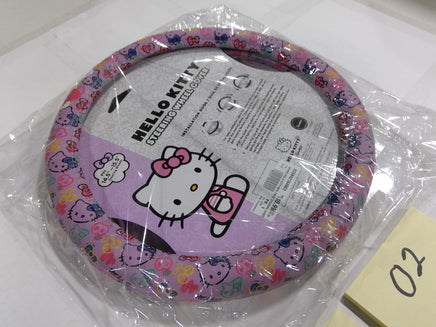 Hello Kitty Pink Steering Wheel Cover 14.5-15.5 In Easy Install Car Truck SUV