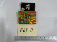Jurassic Park Wallet Mens Bifold Multicolor Dilophosaurus Faux Leather Movie