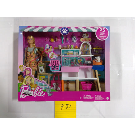 Barbie Pet Boutique Playset Barbie Doll Pink New 25+ Pieces Accessories