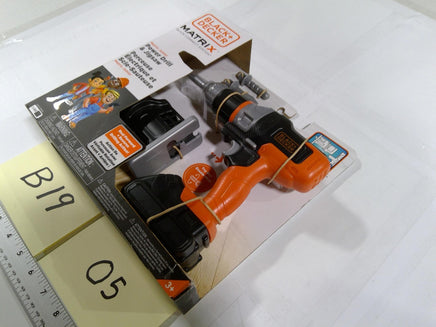 JAKKS Pacific Black+Decker Matrix Junior Power Drill Jigsaw Kids Toy 3+ Orange