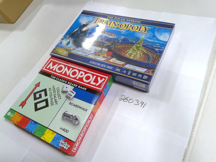 Hasbro Monopoly Polar Express Train-Opoly Family Board Game Lot New Sealed
