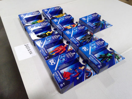 DC Comics Heroes Action Figure Lot 9pc Spin Master Superman Blue Beetle New