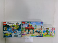 LEGO Disney Friends Super Mario Lot 3 Sets 43220 42625 71428 431pcs New Sealed