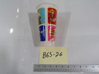 Princess Peach Showtime Nintendo Plastic Cup Tumbler Drinkware Pink Yellow Used