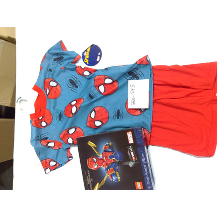 Marvel Spider-Man Pajama Set Boys Size M 8/10 Blue Red NWT SM419BSSTG