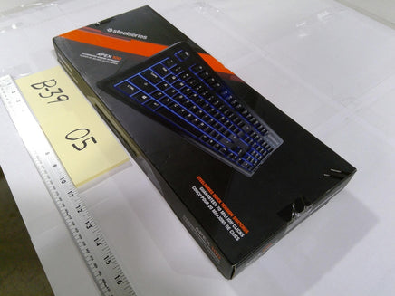 SteelSeries Apex 100 Wired USB Gaming Keyboard Black Backlit Illuminated QWERTY