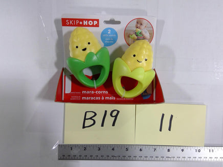Skip Hop Farmstand Mara-Corns Baby Rattle Set 3m+ Infant Girl Yellow Corn Toy