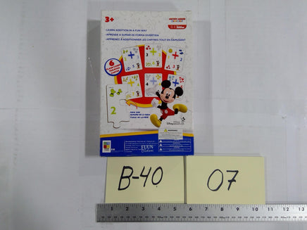 Disney Mickey Learn To Add Wooden 24 Pieces 3+ Educational Toy New Sealed Game