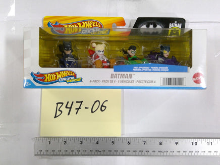 Hot Wheels RacerVerse Batman 4 Pack Cars 3+ Multi-Color Diecast Toy New