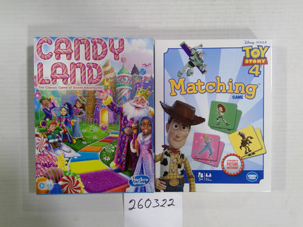 Hasbro Candy Land Toy Story 4 Matching Family Board Game Lot New Sealed
