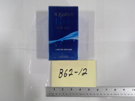 Aquarius Aqua For Men 3.4oz Eau De Toilette Spray Blue Limited Edition New
