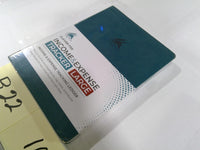 Clever Fox Income & Expense Tracker Large Teal Financial Receipts Book Ledger