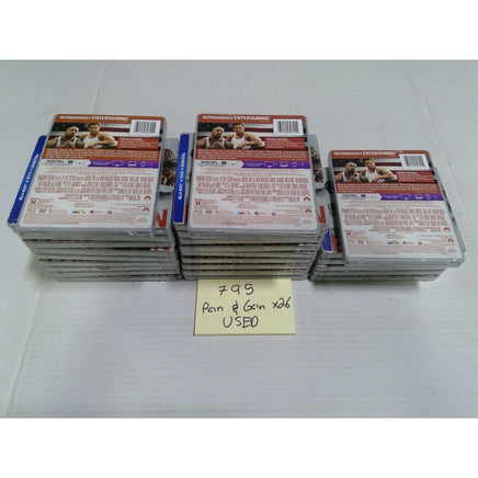 Paramount Pain & Gain Blu-ray DVD Steelbook Lot of 26 USED Mark Wahlberg