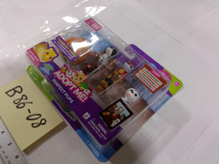 Adopt Me Perfect Pups Dog Figure Set Jazwares Boxed Toy New Multicolor 7pc