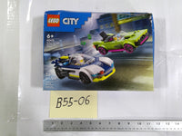 LEGO City 60415 Police Car & Muscle Car Chase 213 Pieces 6+ Set New Box Wear