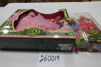 Wicked Glinda Dress Costume Girls 5-6 Pink Tiara Wand Doll Jakks Pacific