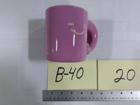 Pink Ceramic Coffee Mug Winking Smile Face Novelty Cup Modern Cute Decor