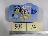Bluey Hard Shell Pencil Case Kids Zipper Storage Box Blue School Supplies