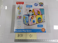 Fisher-Price Modular Play Space Kids Pop-Up Tent 13 Panels 3+ New Multicolor