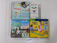 Hasbro Games Lot Monopoly Zillionaires Don't Step In It Date Fate New Sealed