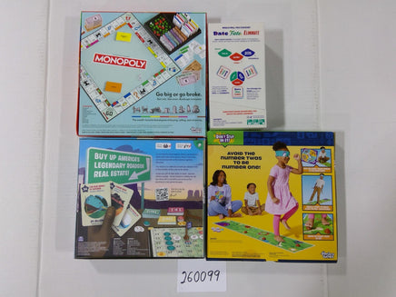 Hasbro Games Lot Monopoly Zillionaires Don't Step In It Date Fate New Sealed