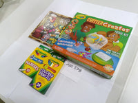 Crayola Critter Creator Fossil Kit Coloring Book Markers Pencils Art Lot New