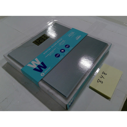 WW Digital Glass Scale Conair Silver New 400lb Capacity WW20Z Bathroom LCD