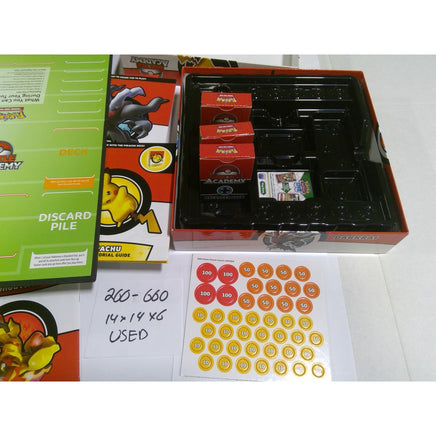 Hasbro Monopoly & Pokemon Battle Academy Board Game Bundle Kids Multi OPEN BOX