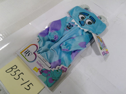 Disney Ily 4EVER Sulley 18in Doll Pajama One-piece Outfit Blue New Carded Set