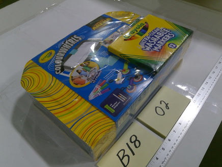 Crayola ColourWhirls Arena Art Set Drawing Game 4 Toys 2 Ramps 16 Markers New