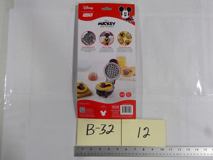 Disney Dash Mickey & Minnie Removable Mini Waffle Plates Set Of 2 Gray Metal