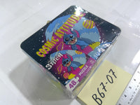 Disney Stitch Cosmic Attitude 48 Piece Puzzle Tin Case New Blue Kids Toy