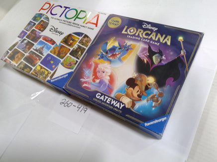 Ravensburger Disney Pictopia Lorcana Gateway Family Trivia Game Lot New Sealed