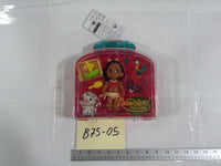 Disney Moana Animators' Collection Littles 4in Mini Doll Playset Pua Hei Hei Toy